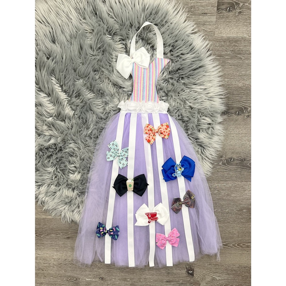 Handmade Tulle Dress Hair Clip Holder Wall‎ Decor